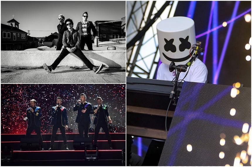 Green Day, Westlife dan Marshmello akan tampil di F1 Singapura